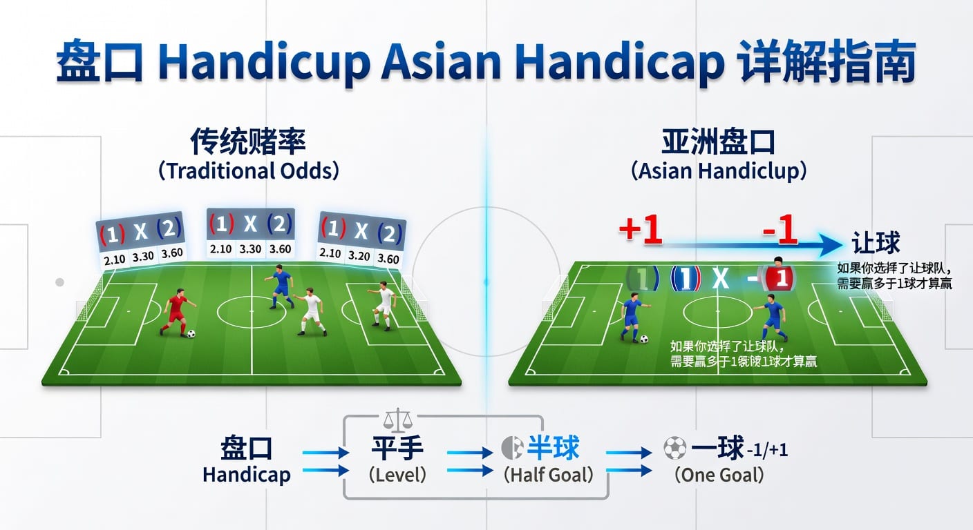 亚洲盘 asian handicap 实战理解与投注技巧